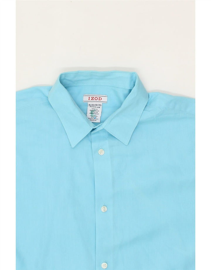 IZOD Boys Regular Shirt 15-16 Years XL Blue Cotton Vintage Izod and Second-Hand Izod from Messina Hembry 