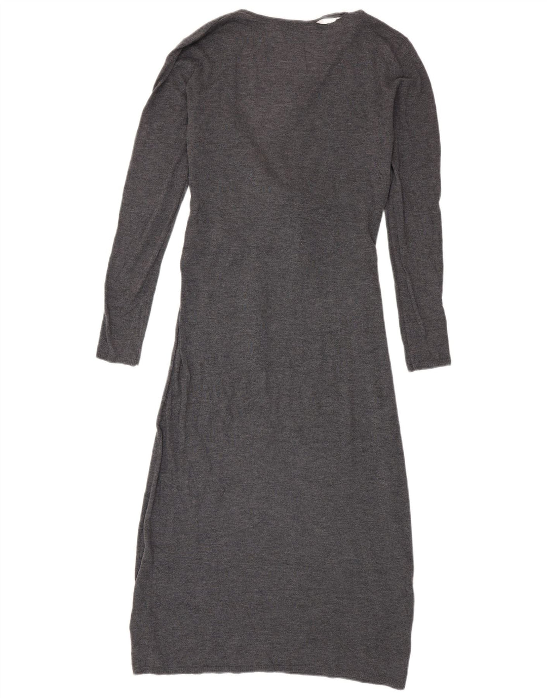 Γυναικείο μακρυμάνικο φόρεμα Zara UK 10 Small Grey Polyester