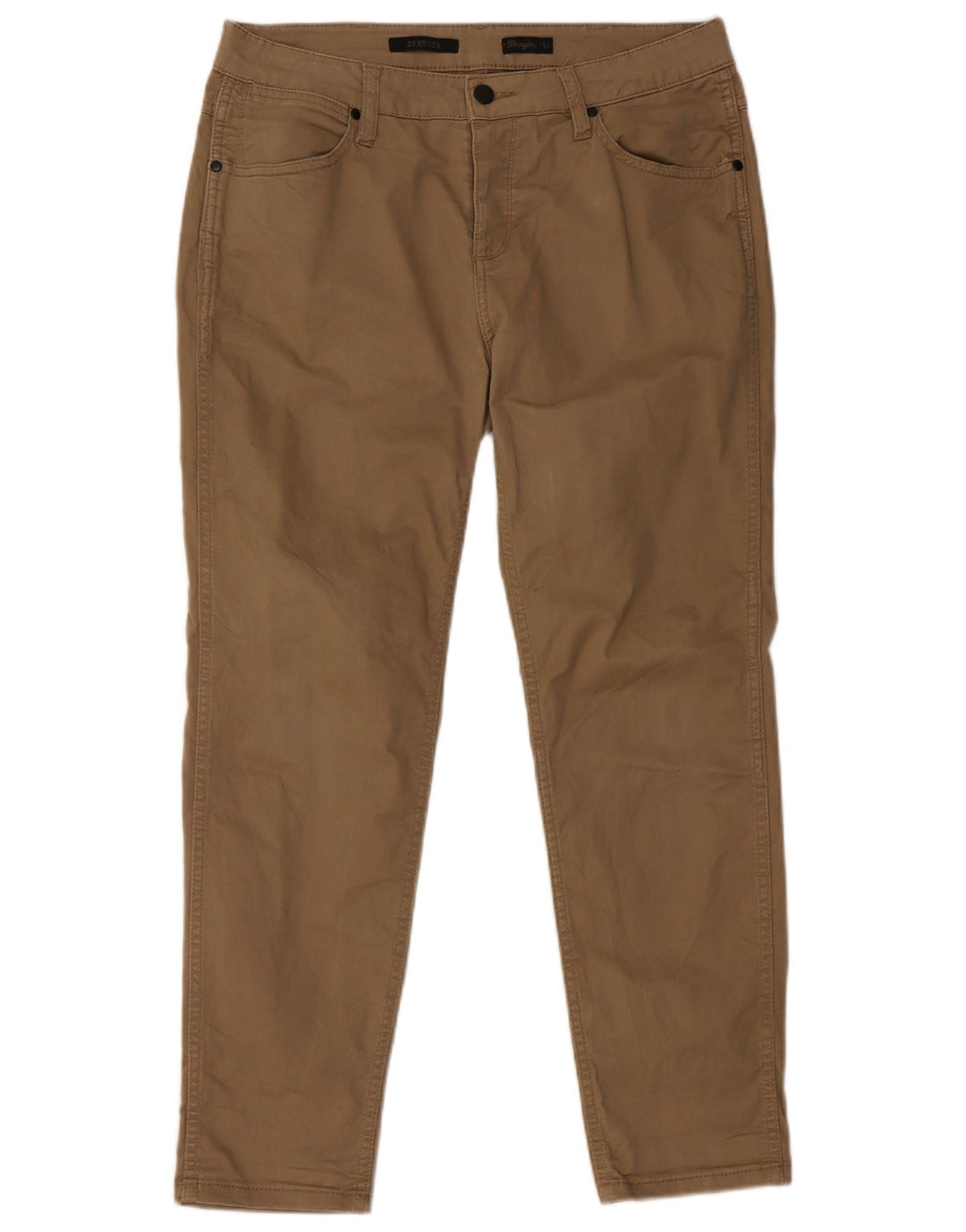 Ανδρικό παντελόνι WRANGLER Spencer Slim Cropped W30 L26 Beige βαμβακερό