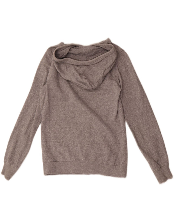 Champion Womens Heritage Classics Hoodie Jumper UK 10 Small Grey Flecked