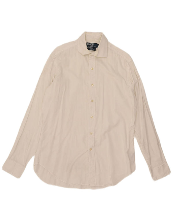 Polo Ralph Lauren Ανδρικό πουκάμισο Regent Classic Fit Suze 39 15 1/2 Medium White