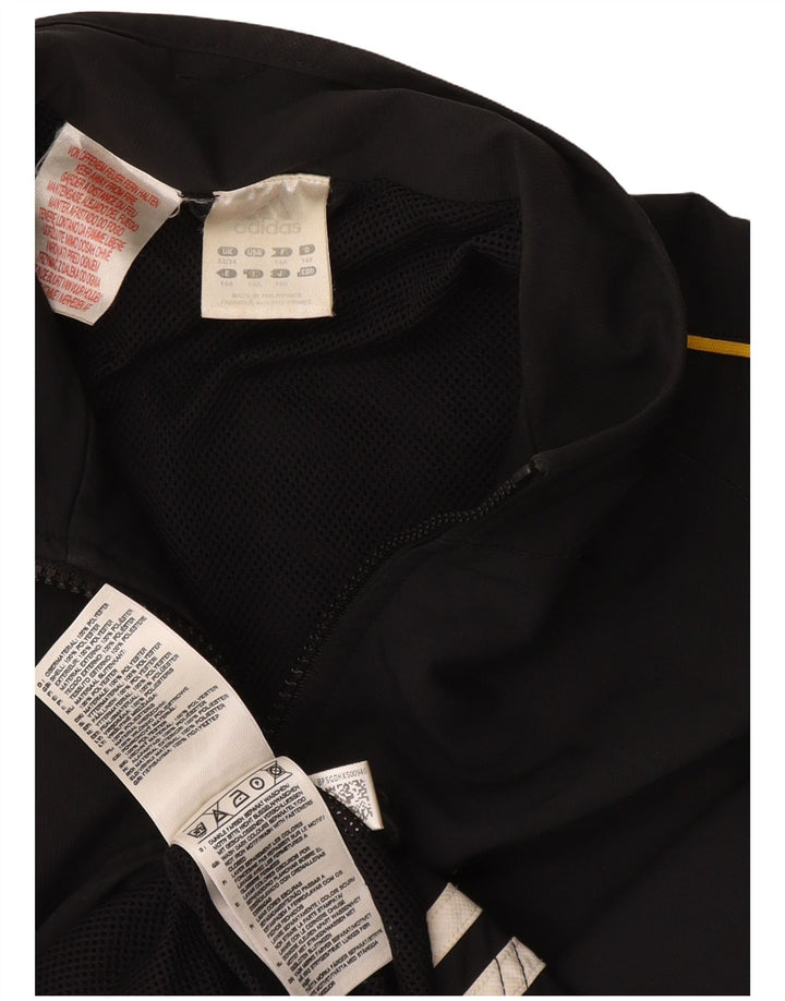 ADIDAS Boys αθλητική φόρμα Top Jacket 13-14 Years Black Polyester