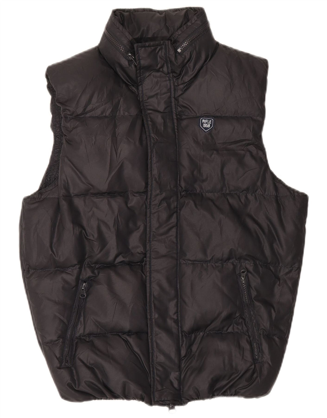 Rifle Ανδρική κουκούλα με επένδυση Gilet UK 36 Small Black Polyester