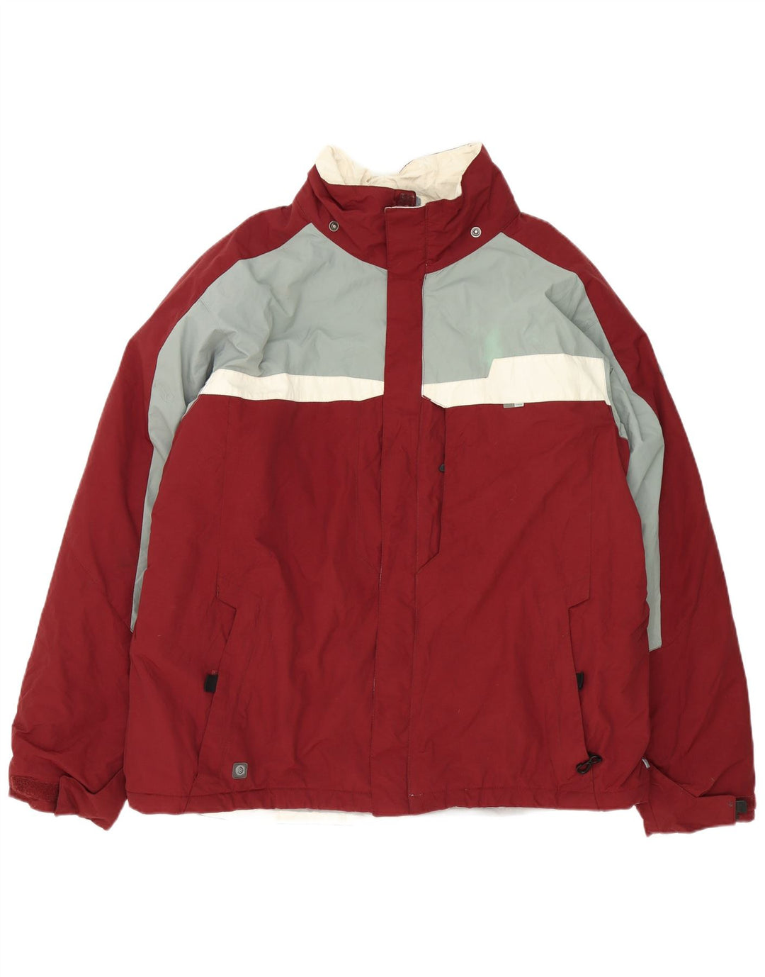Columbia Ανδρικό μπουφάν σκι UK 42 XL Βουργουνδίας Colorblock Πολυεστέρας