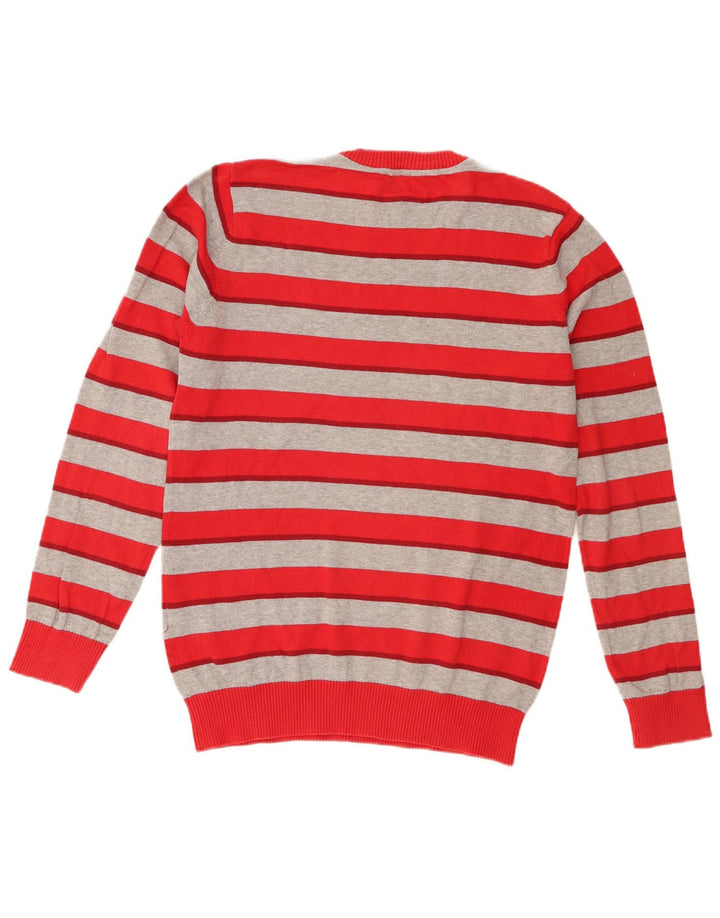 Jack & Jones Ανδρικό πουλόβερ με κανονική εφαρμογή Crew Neck Jumper Μικρό κόκκινο ριγέ