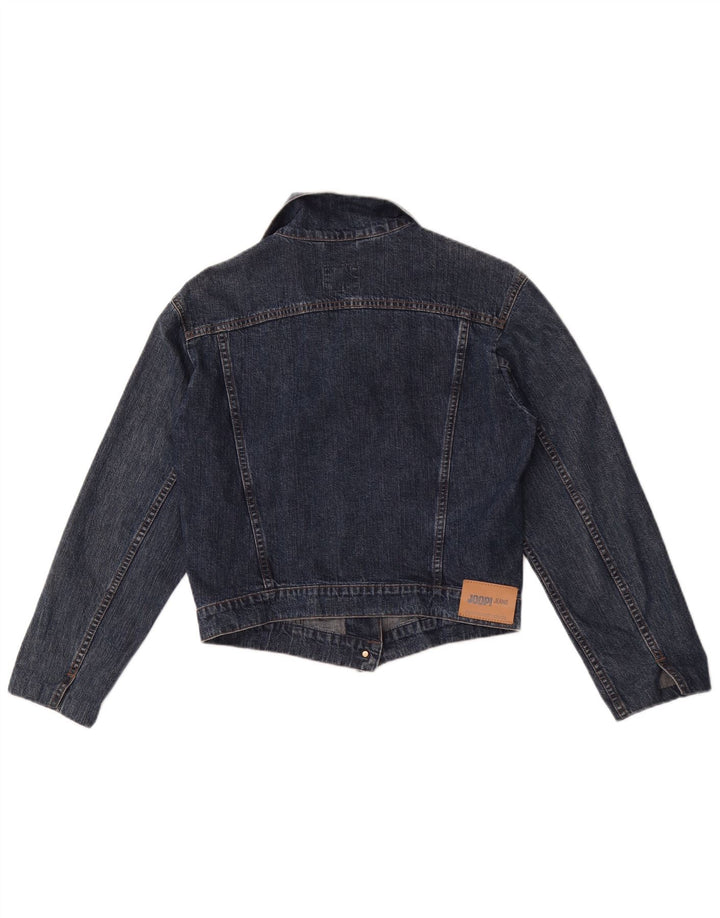 Joop Γυναικείο Crop Τζιν Μπουφάν IT 40 Small Blue Cotton