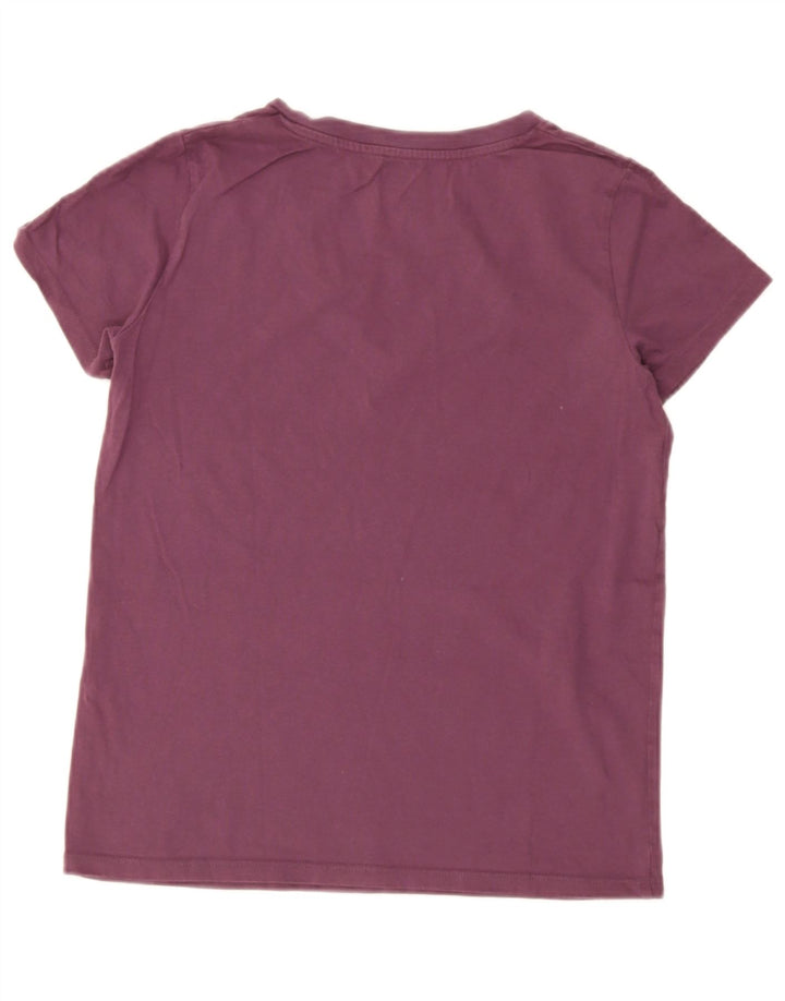 Γυναικείο T-Shirt Levi's Top UK 10 Small Burgundy