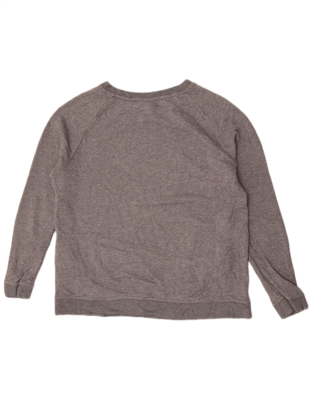 Γυναικείο γραφικό φούτερ Nike Jumper UK 14 Βαμβακερό μεσαίο γκρι