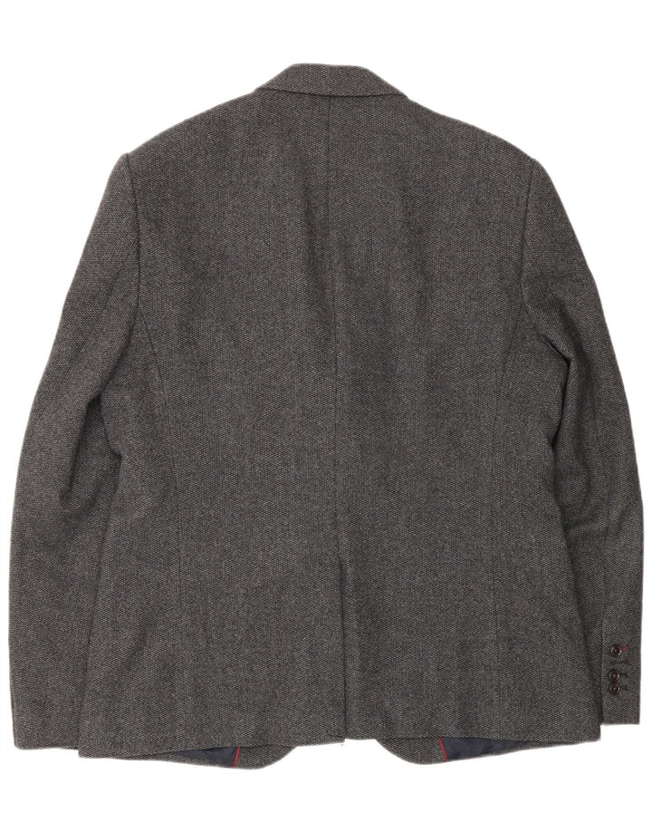 Jack Wills Ανδρικό σακάκι 2 κουμπιών UK 42 XL γκρι μαλλί