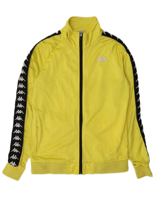 Γυναικεία αθλητική φόρμα Kappa Top Jacket UK 14 Medium Yellow Colourblock