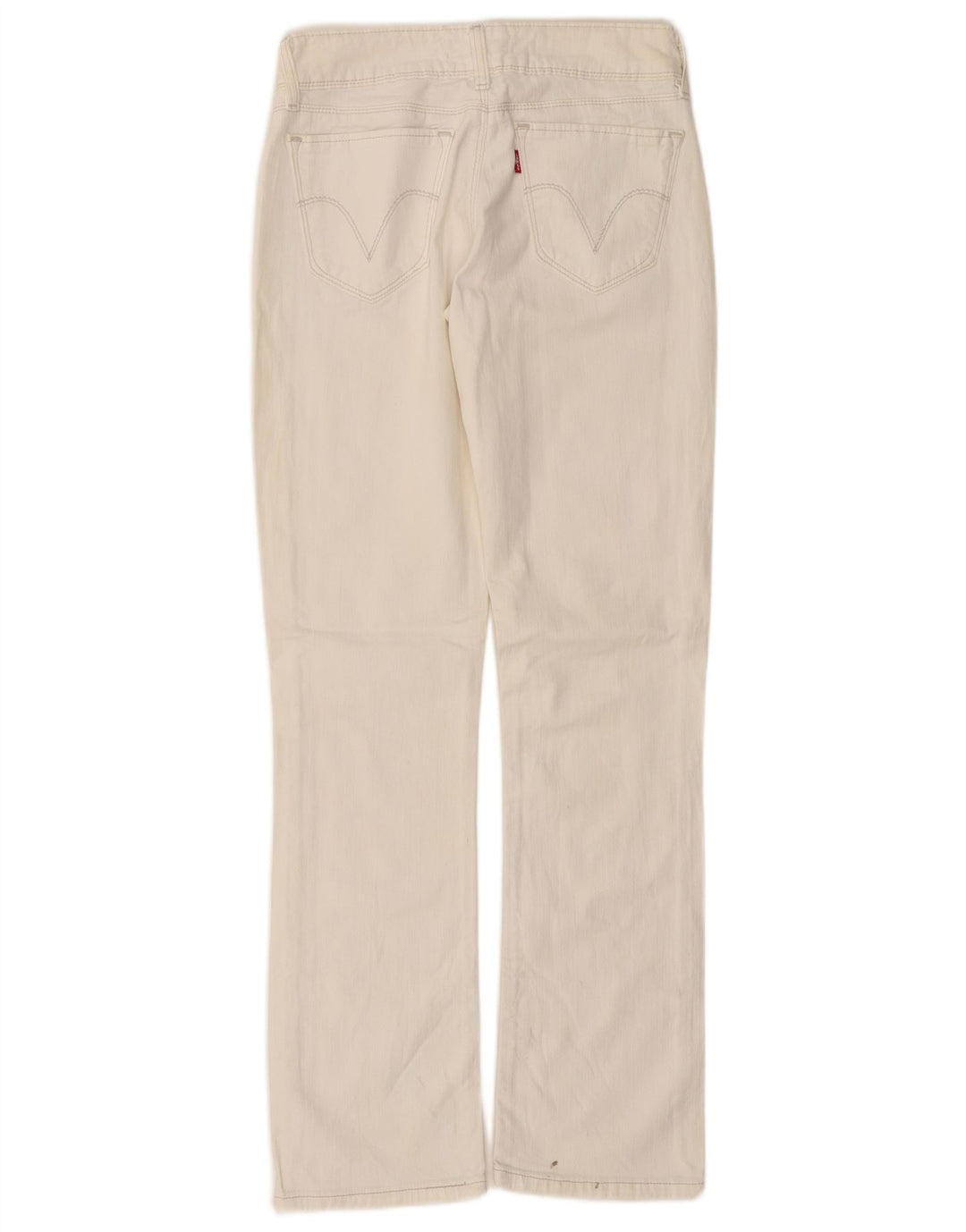 Γυναικείο τζιν Levi's 470 Χαμηλόμεση ίσιο W32 L32 Off White