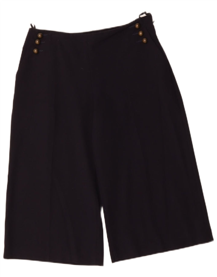 Marks & Spencer Γυναικεία βερμούδα UK 10 Small W30 Navy Blue Polyester