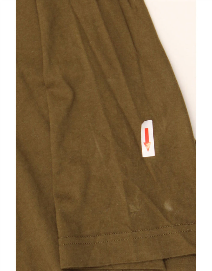 Ανδρικό T-Shirt Dkny Top Large Khaki Cotton