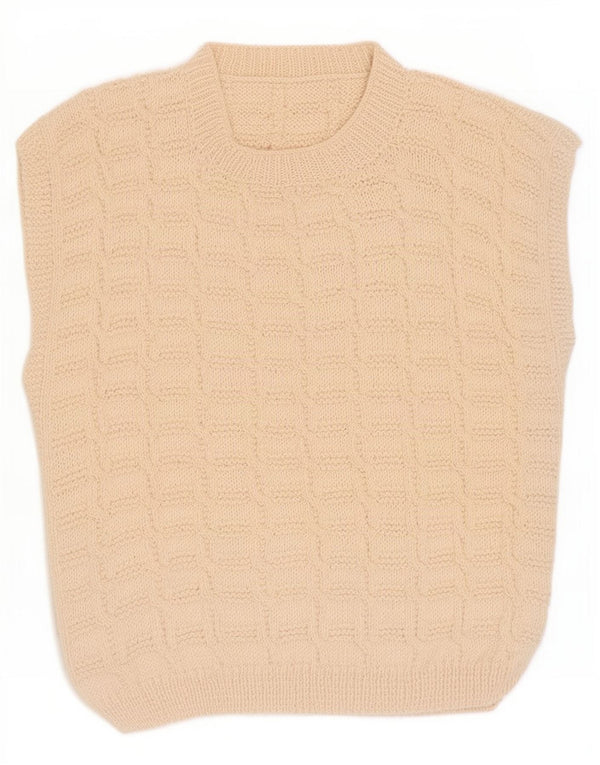 Vintage ανδρικό γιλέκο Tank Top Medium Beige