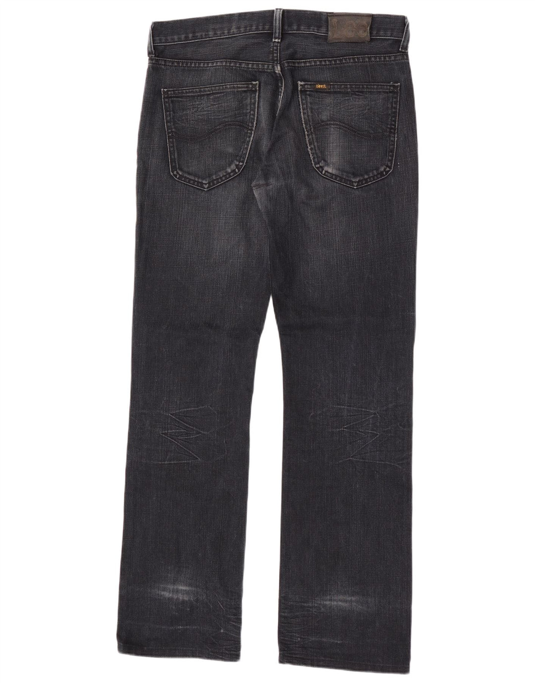 Lee Mens Freeburn Straight Jeans W33 L34 Μαύρο βαμβακερό