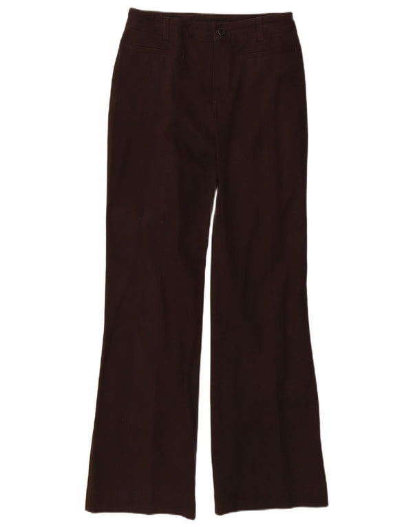 Massimo Dutti Γυναικείο Bootcut Casual Παντελόνι EU 36 XS W26 L31 Καφέ βαμβακερό