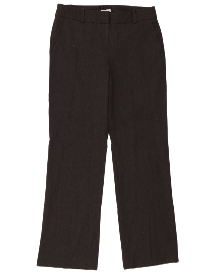JIGSAW Γυναικείο ίσιο παντελόνι UK 12 Medium W34 L34 Grey Polyester