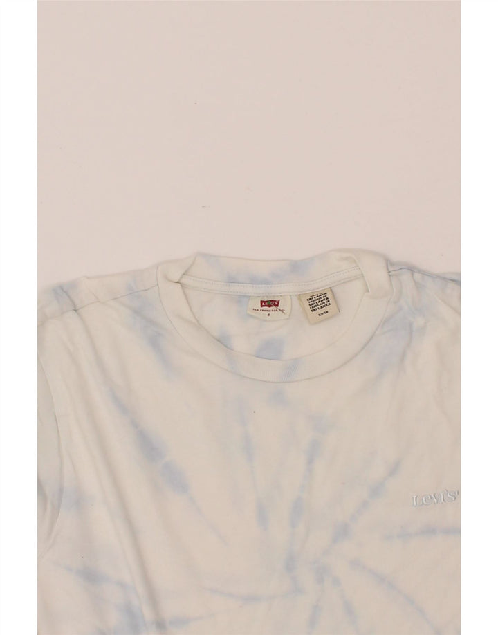 LEVI'S Mens T-Shirt Top Small Blue Tie Dye Vintage Levi's and Second-Hand Levi's from Messina Hembry 
