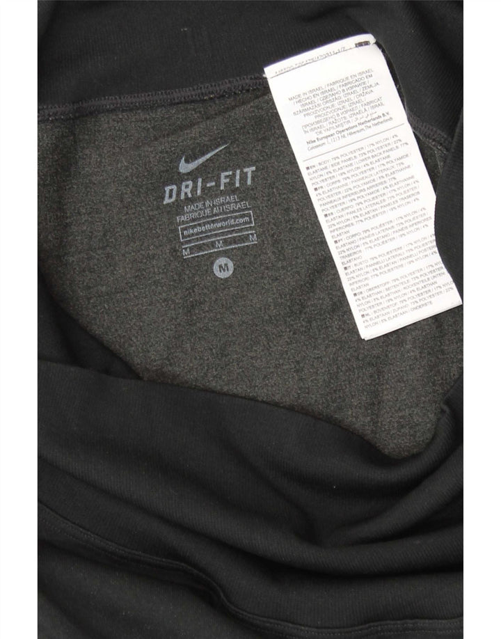 Γυναικεία κολάν Nike Dri Fit UK 12 Medium Black Colourblock Polyester