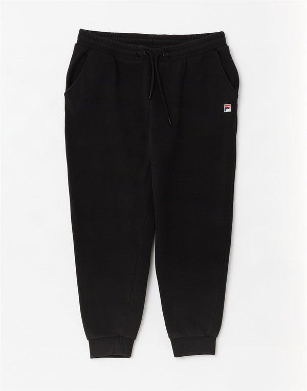 Fila Γυναικεία αθλητική φόρμα Παντελόνι Joggers XL Μαύρο Βαμβακερό
