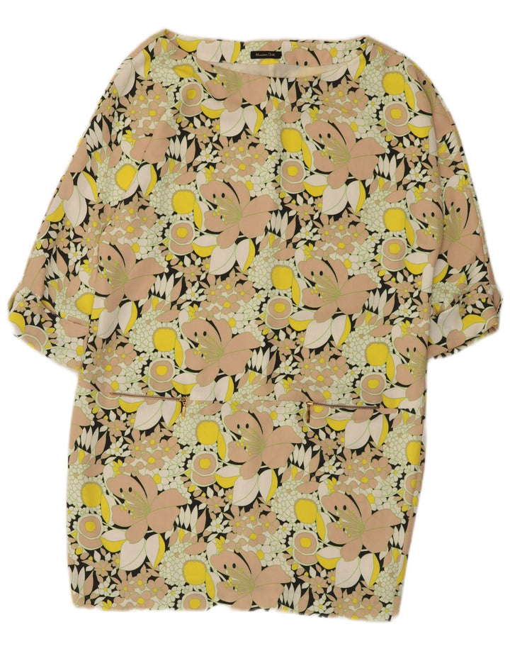 Massimo Dutti Γυναικείο Φόρεμα Shift EU 44 XL Πολύχρωμο Floral