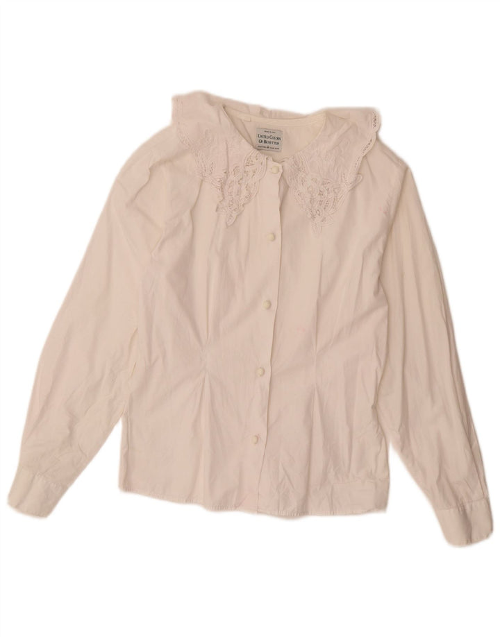Γυναικεία μπλούζα Benetton UK 14 Medium White