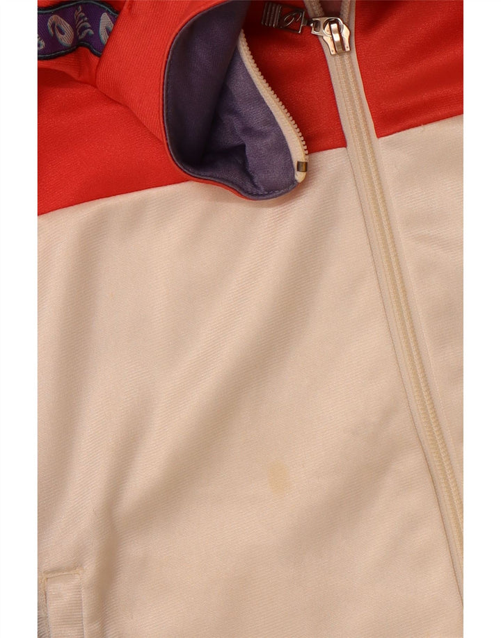 Ανδρική φόρμα γραφικών ASICS Top Jacket IT 48 Medium Off White Colourblock