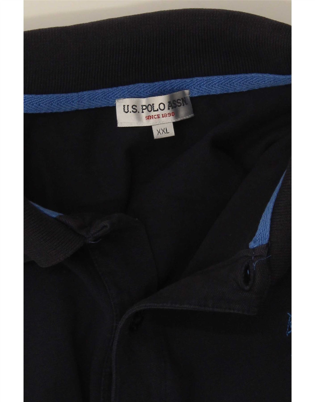Πόλο Ασν. Ανδρικό πουκάμισο 2XL Navy Blue