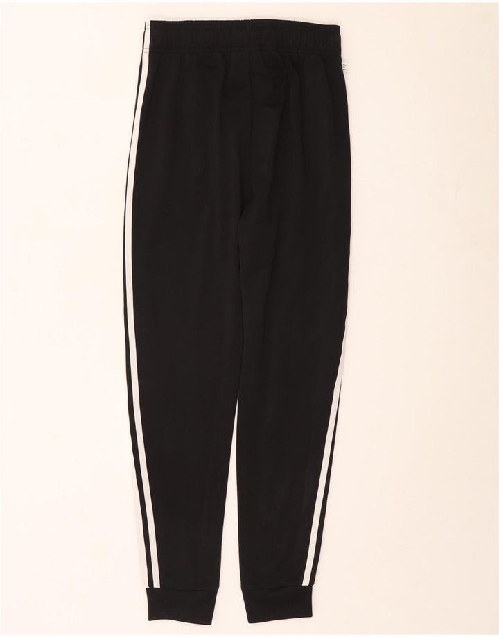 Adidas Boys Tracksuit Trousers Joggers 13-14 Years Black Polyester