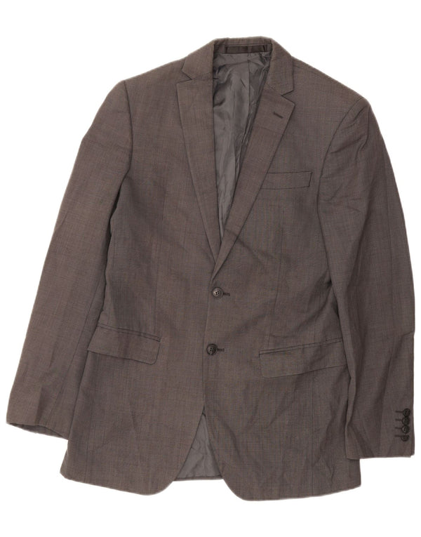 Marks & Spencer Ανδρικό σακάκι με 2 κουμπιά μπλέιζερ UK 36 Small Grey Wool