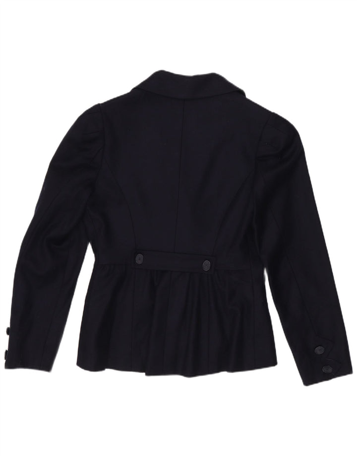Vintage γυναικείο μπλέιζερ με 3 κουμπιά μπουφάν UK 4 XS Navy Blue