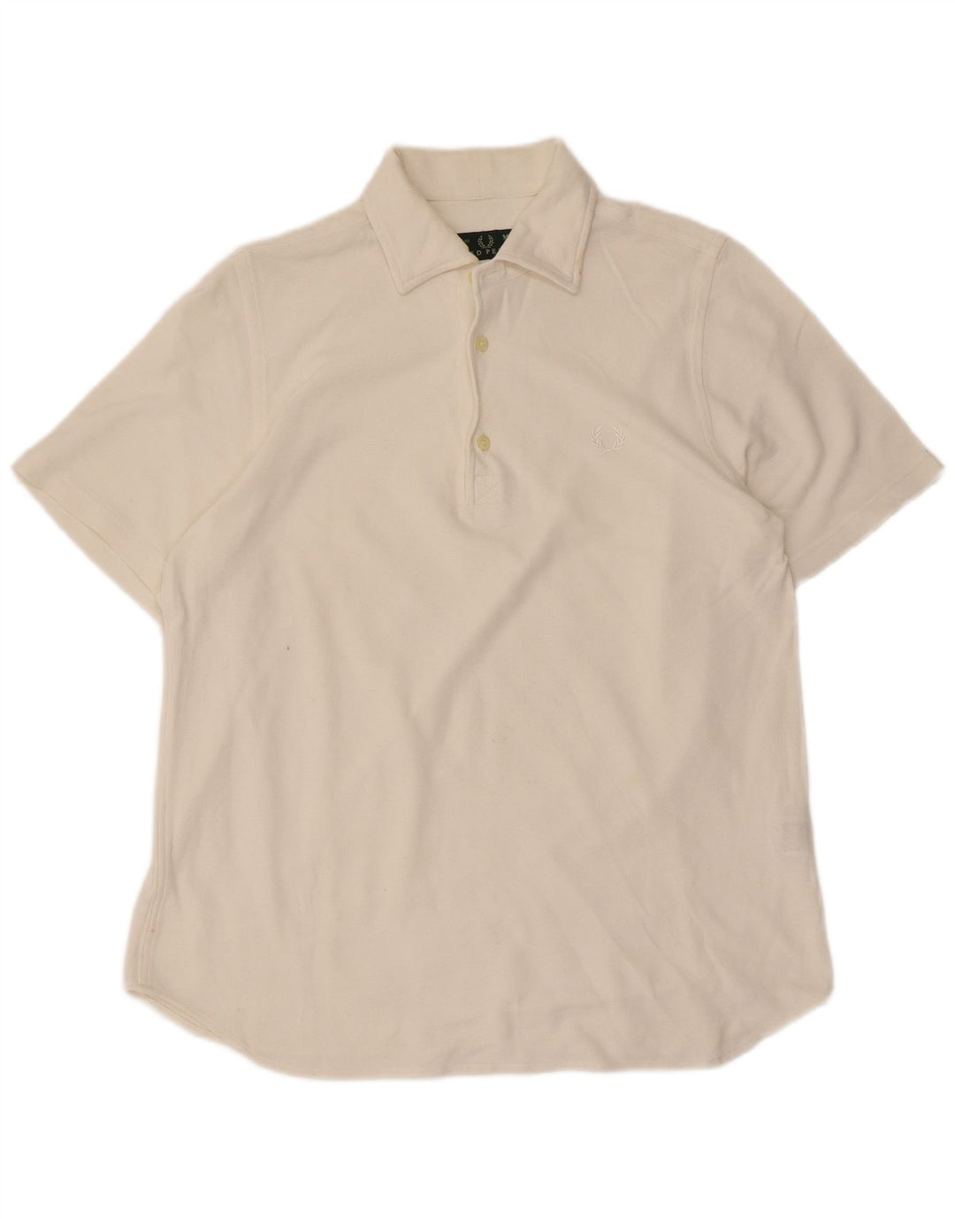 Fred Perry Ανδρικό πουκάμισο πόλο από μεσαίο λευκό βαμβάκι