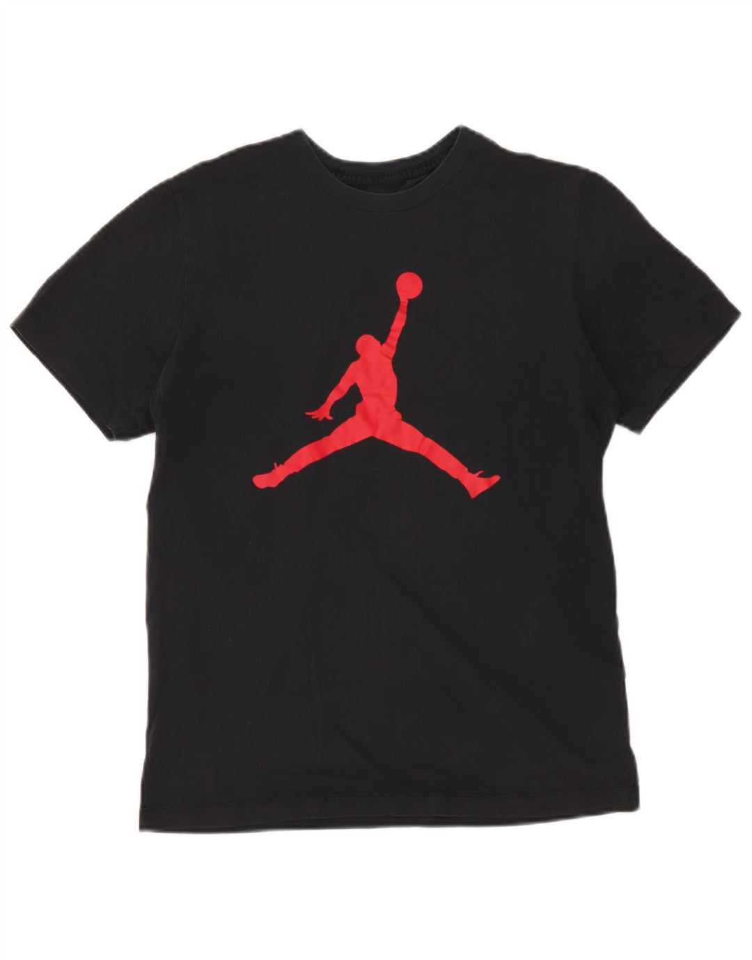 Jordan Ανδρικό γραφικό T-Shirt Top Μικρό μαύρο βαμβακερό