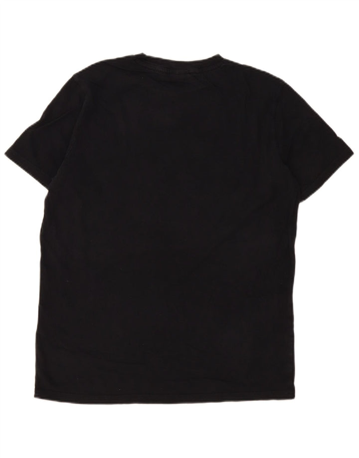Ανδρικό γραφικό T-Shirt Champion Top Μεσαίο μαύρο βαμβακερό