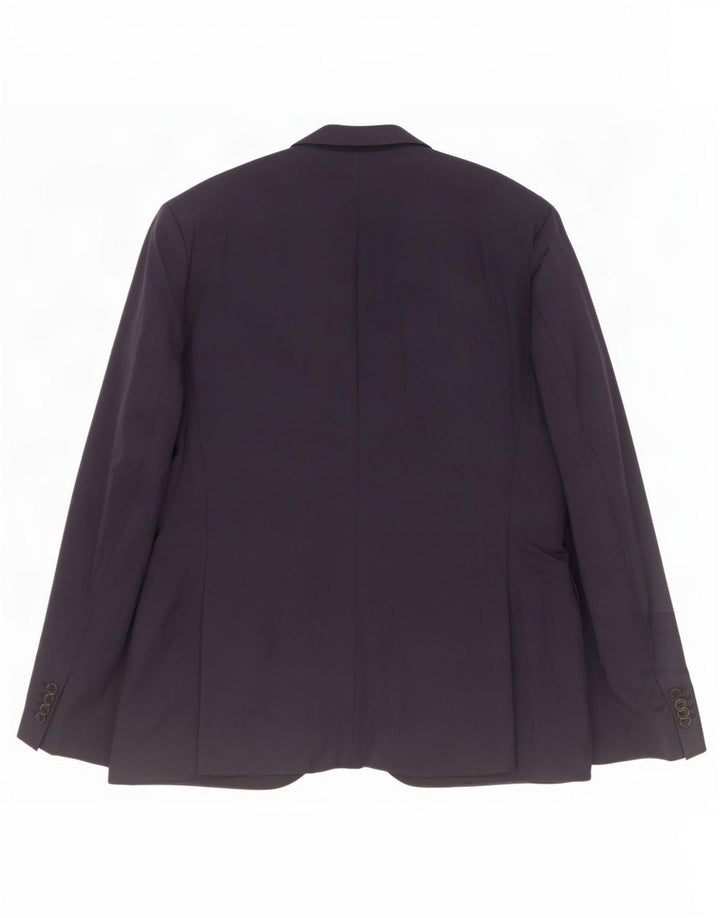Ανδρικό σακάκι σακάκι Hugo Boss με 2 κουμπιά EU 52 XL Navy Blue Wool