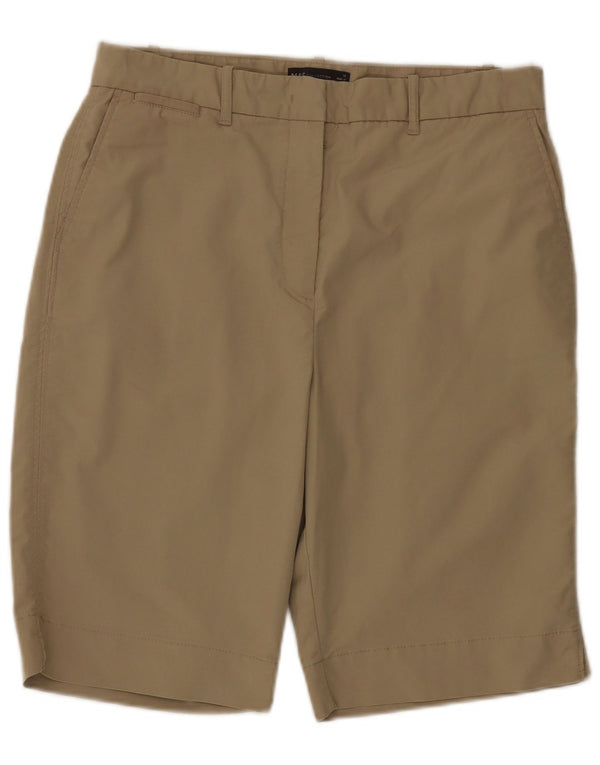 Marks & Spencer Womens Chino Shorts UK 14 Large W32 Beige Cotton