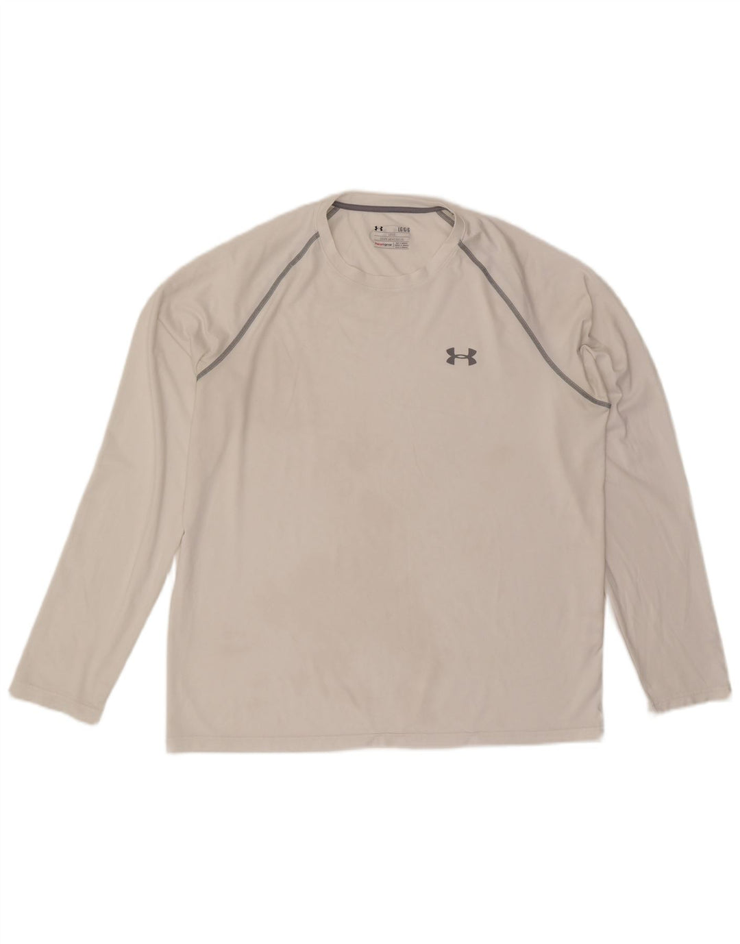 Under Armour Ανδρικό Heat Gear Top Μακρύ μανίκι μεγάλο λευκό πολυεστέρα