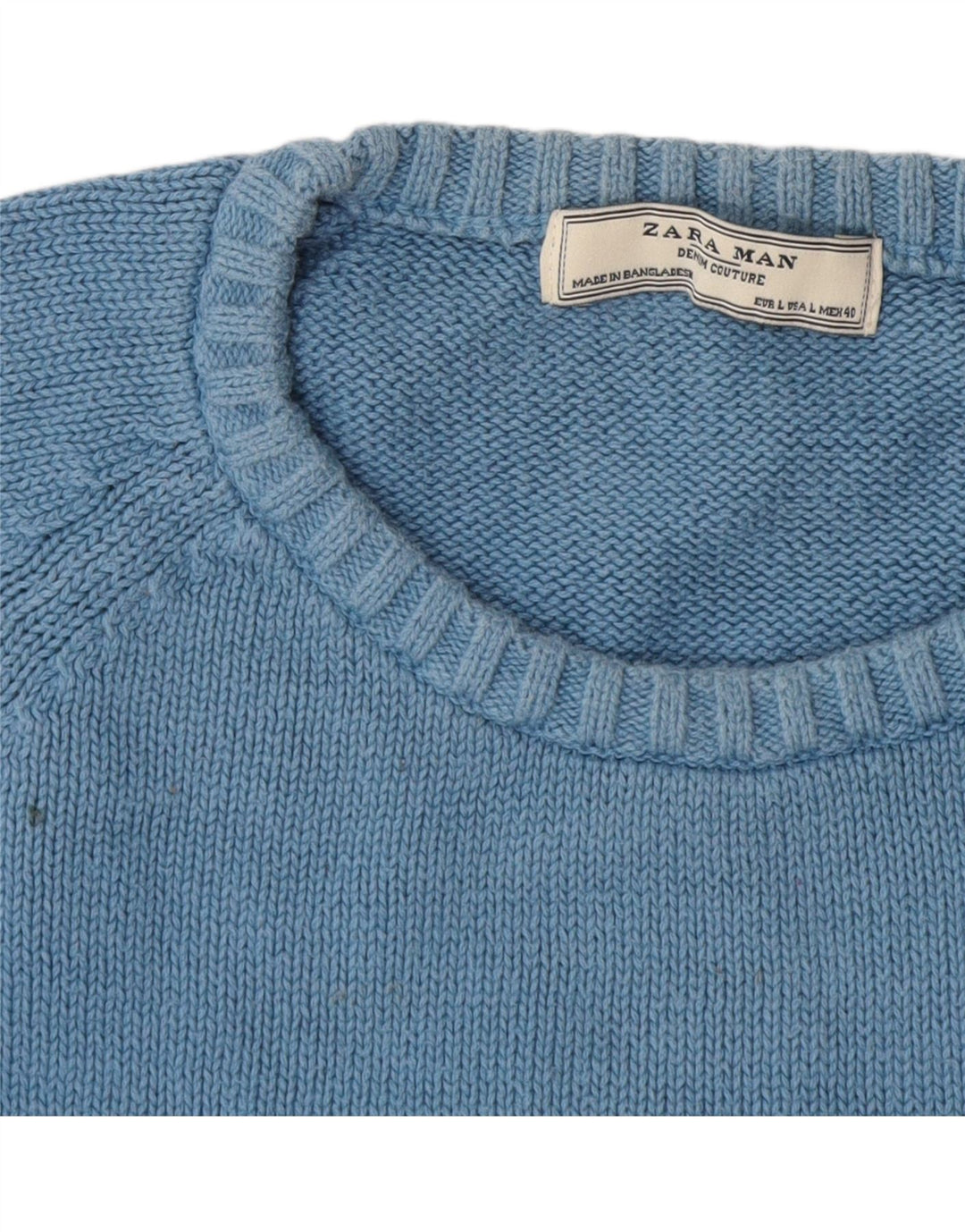 Zara Ανδρικό πουλόβερ με λαιμόκοψη μεγάλο πολύχρωμο ριγέ