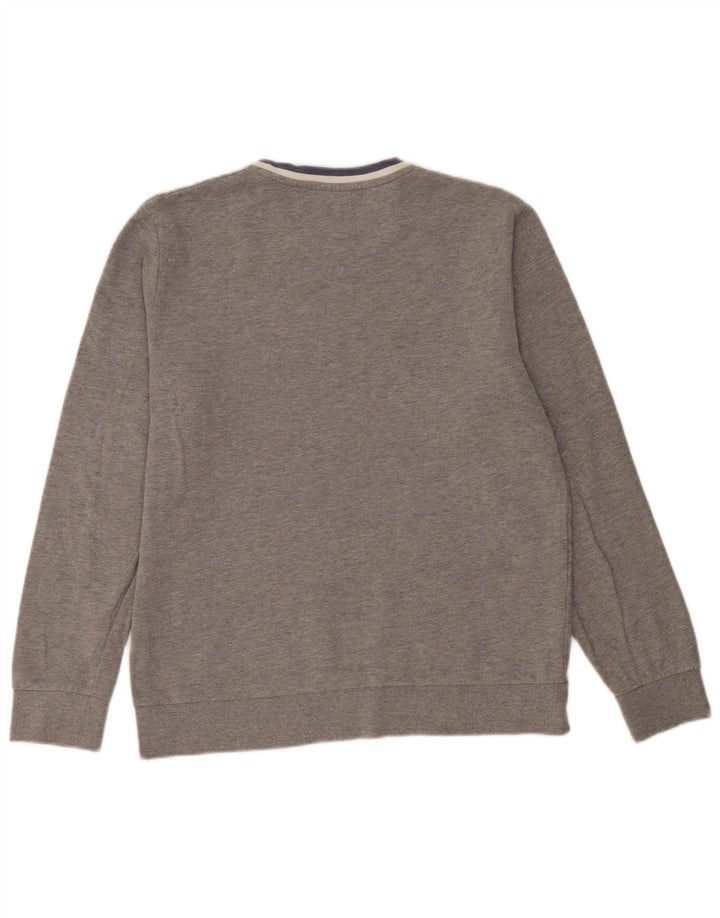 Jack & Jones Ανδρικό φούτερ Jumper μεγάλο γκρι βαμβακερό