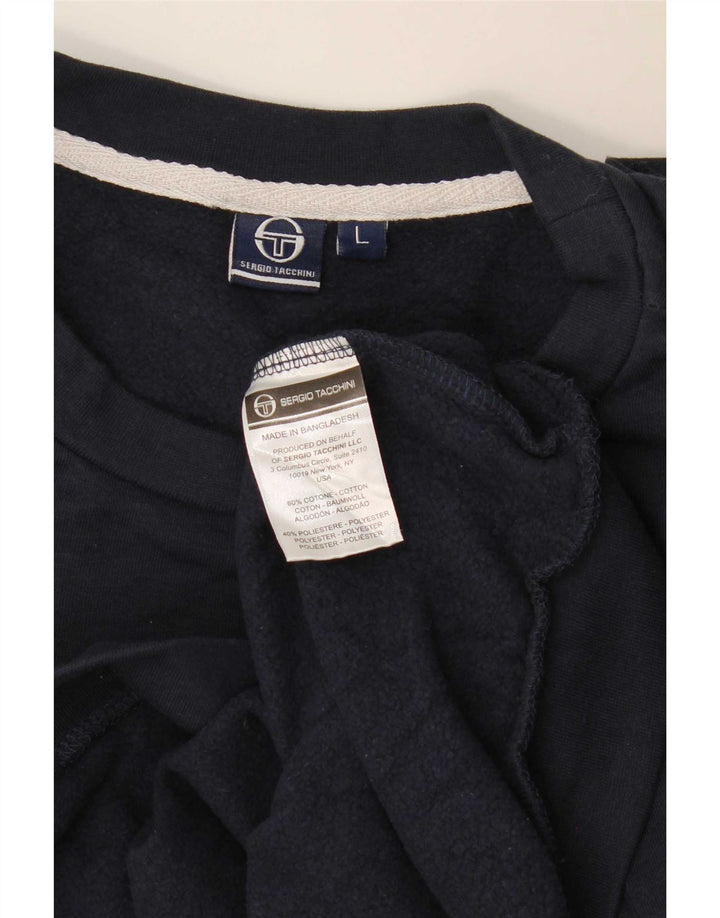 Ανδρικό φούτερ Sergio Tacchini Jumper Large Navy Blue από βαμβάκι