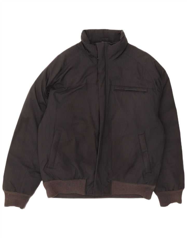 Adidas Ανδρικό Bomber Jacket UK 40 Large Black Polyester