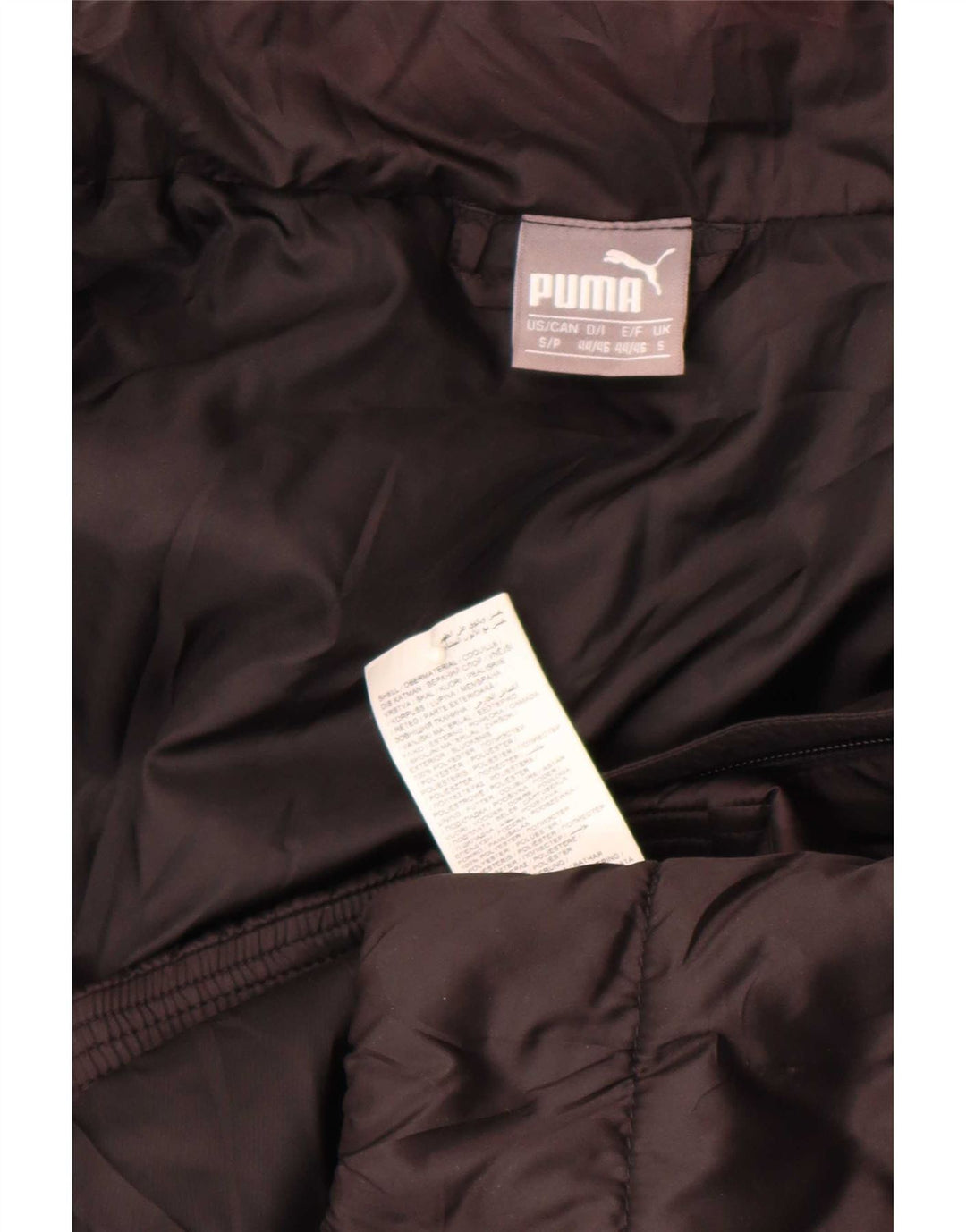 Ανδρικό μπουφάν Puma με επένδυση UK 36 Small Black Polyester