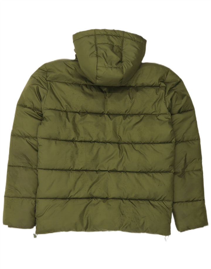 Ανδρικό μπουφάν με κουκούλα ELLESSE UK 36 Small Green Polyester