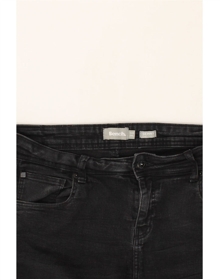 ΠΑΓΚΟΣ Γυναικείο Skinny Jeans W34 L34 Μαύρο Βαμβακερό
