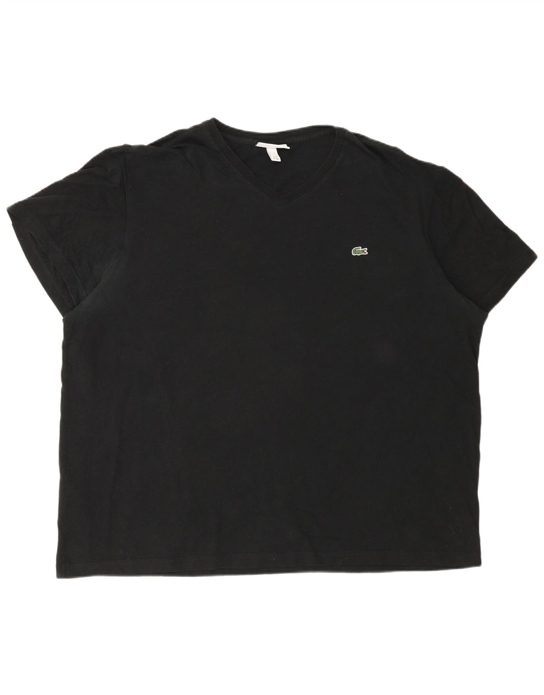 Ανδρικό T-Shirt Lacoste Top Size 8 3XL Μαύρο βαμβακερό