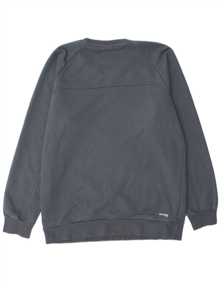 Ανδρικό φούτερ Climalite ADIDAS Jumper Large Navy Blue από βαμβάκι