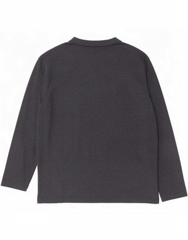Ανδρικό μπλουζάκι Jack & Jones μακρυμάνικο 2XL γκρι βαμβακερό