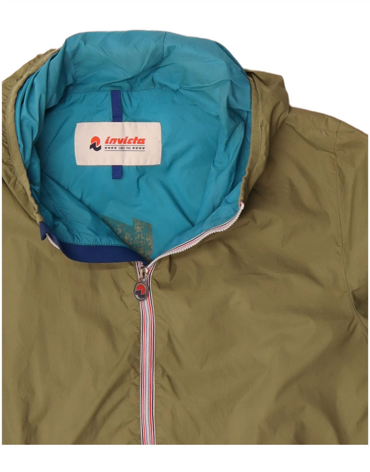 Ανδρικό μπουφάν βροχής με κουκούλα Invicta UK 38 Medium Khaki