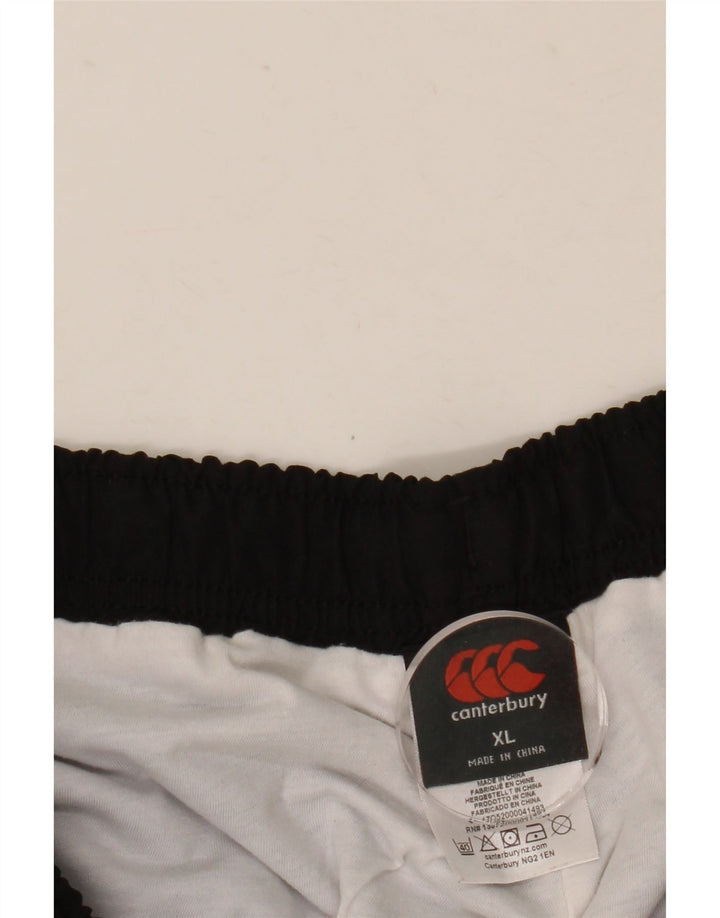 Ανδρικό παντελόνι Canterbury Graphic Windbreaker XL Μαύρο πολυεστέρα