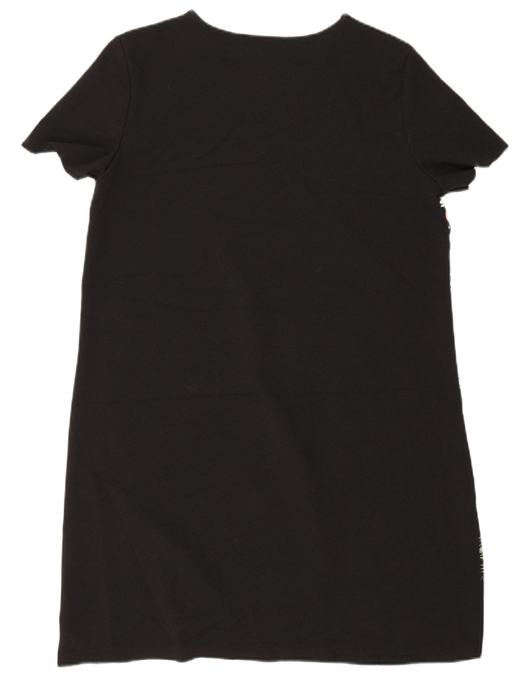 Zara Γυναικείο Abstract Pattern Shift φόρεμα UK 14 Medium μαύρο